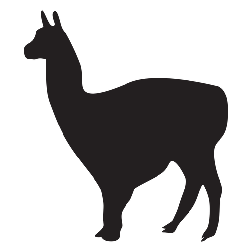 Llama Png Clipart (black)