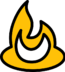 Flame Application App Fire Feedburner Icon Free Transparent Png Icon Download (gold, black)