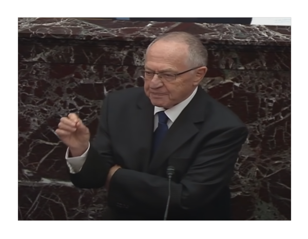 Alan Dershowitz Png File (black)