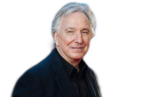 Alan Rickman Png File (black)