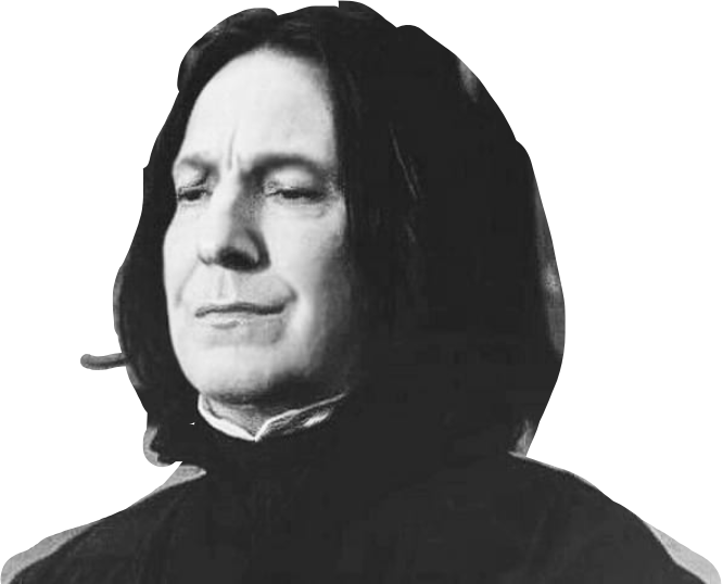 Alan Rickman Png Photos (black)