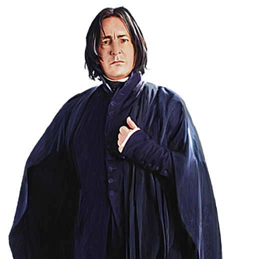 Alan Rickman Png Pic (black)