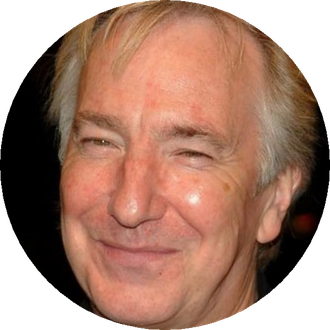 Alan Rickman Png (black)