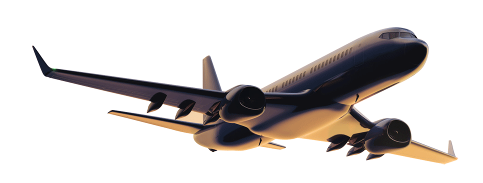 Plane Png Transparent (white, black)