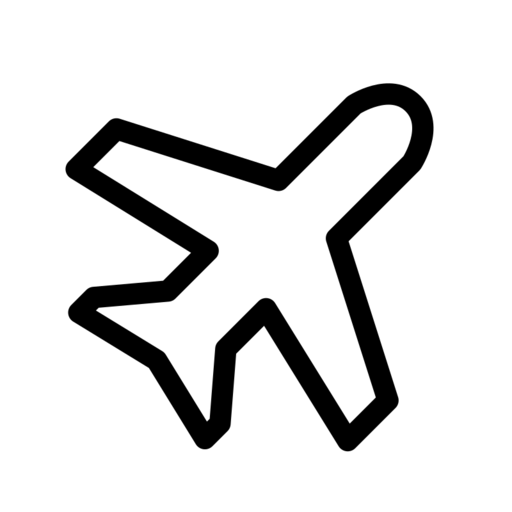 Plane Free Transparent Png Icon Download (lavender, black, silver, white, gray)