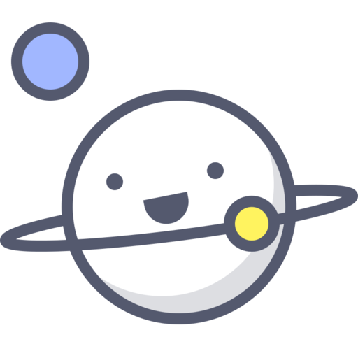 Planets Free Png Icon (lavender, black, silver, white, gray)