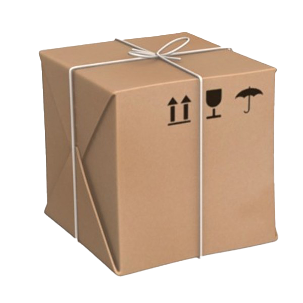 Blank Package Png Transparent Image (white, salmon)