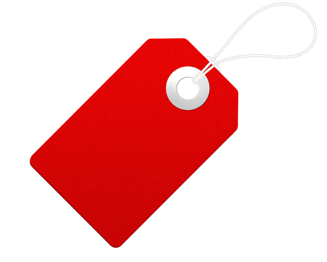 Blank Tag Png Hd (black, red)