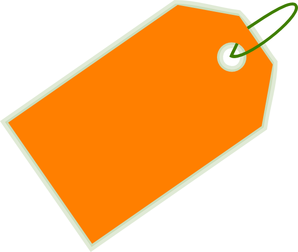 Blank Tag Png Pic (green, orange, white)