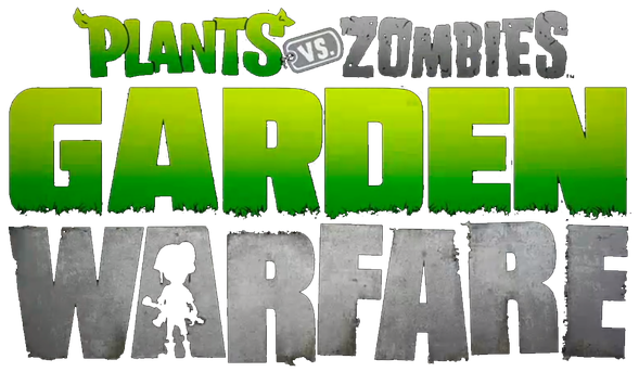 Plants Vs Zombies Logo Png File (black, silver, green)