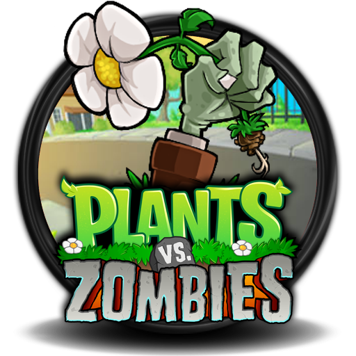 Plants Vs Zombies Logo Png Pic (white, silver, gray, black, beige)