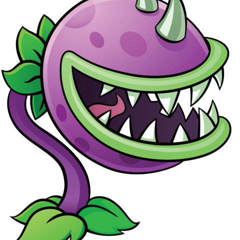 Plants Vs Zombies Transparent Background (white, teal, purple, plum, black)