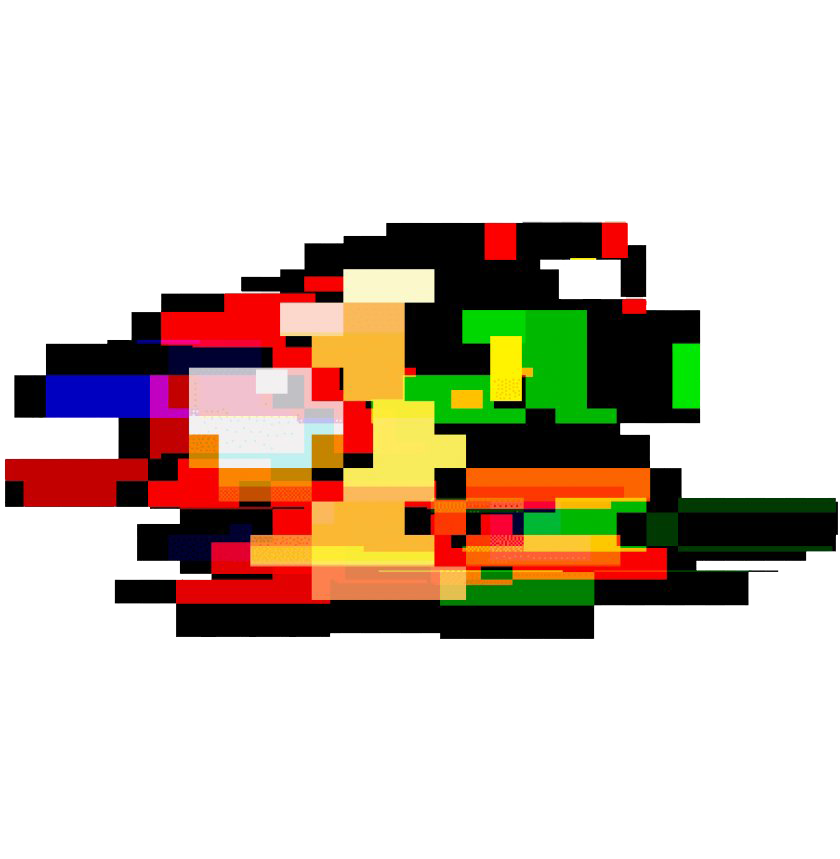 Flappy Bird Logo Transparent Png (orange, blue, white, red, black)