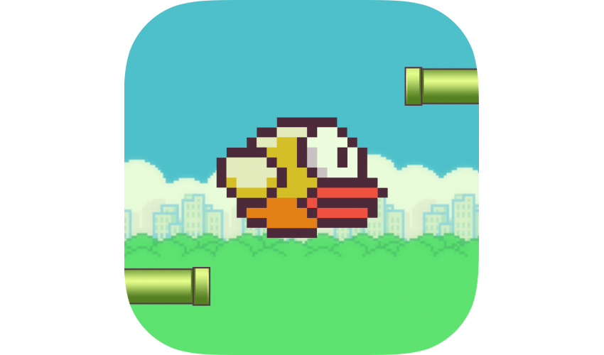 Flappy Bird Png File (beige, white, gray, black, silver)