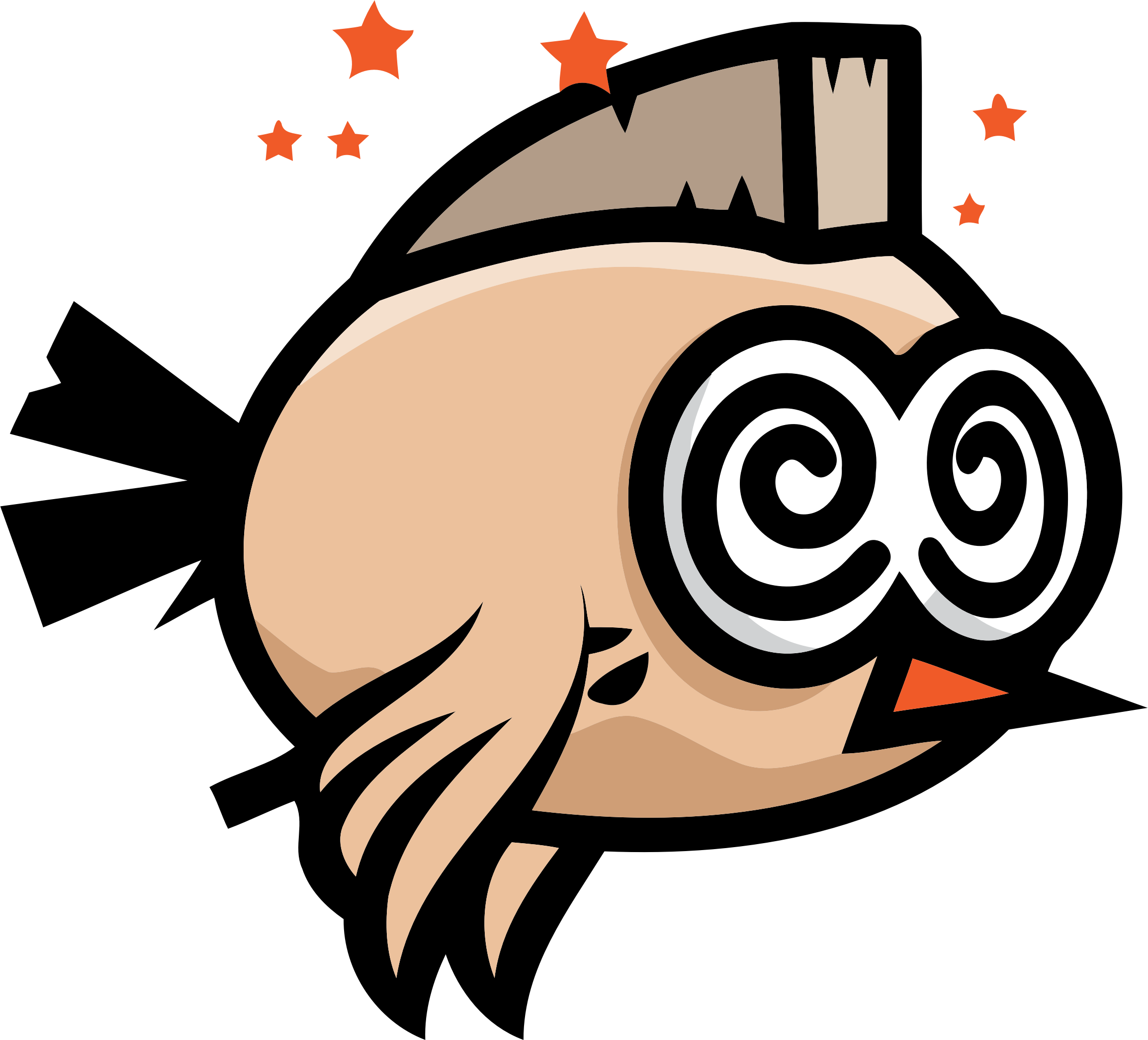 Flappy Bird Png Picture (salmon, white, gray, black, pink)