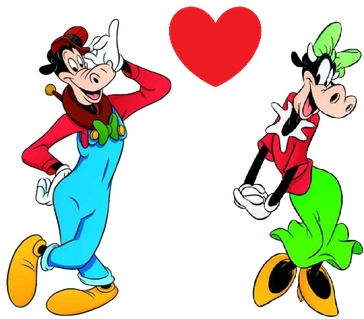 Clarabelle Cow Transparent Background (greenish blue, black, lime, white, red)