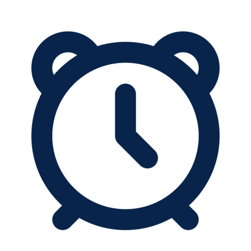 Alarm 1 Free Png Icon (navy, black)