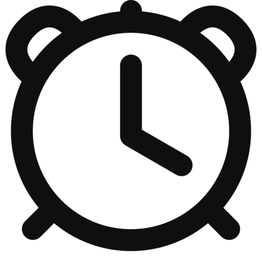 Alarm Free Transparent Png Icon Download (black)