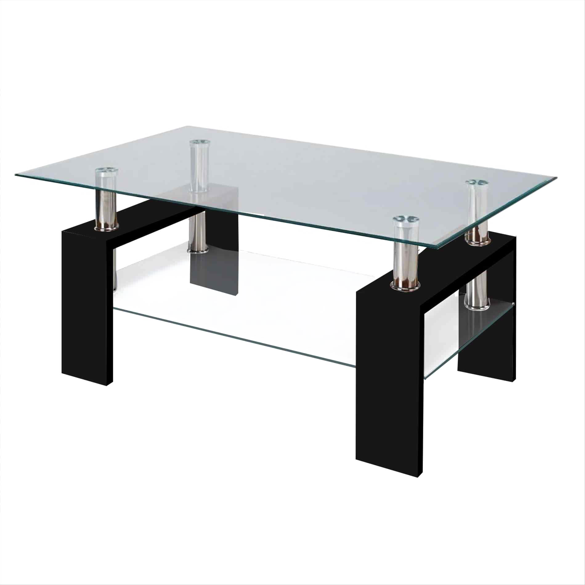 Glass Furniture Living Room Png Hd Image (black, white, silver)