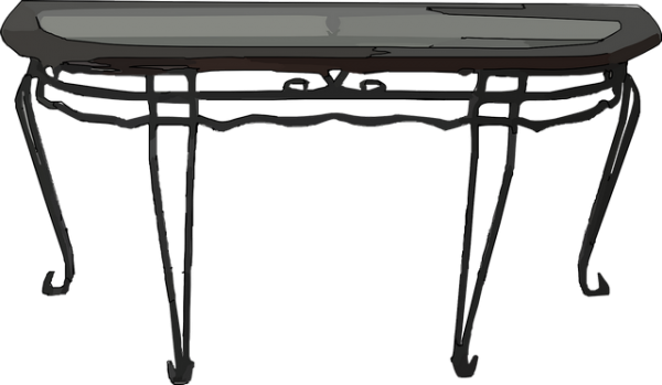 Glass Furniture Modern Png Image (black, gray)