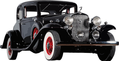 Classic Car Png Image (black)