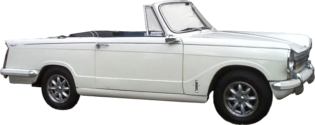 Classic Car Png Photo (black, white, silver)