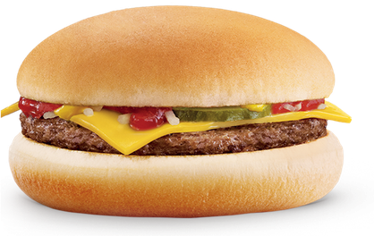 Classic Cheese Burger Png File (black)