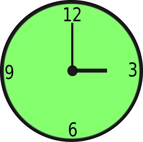 Classic Green Wall Clock Png File (black, mint)