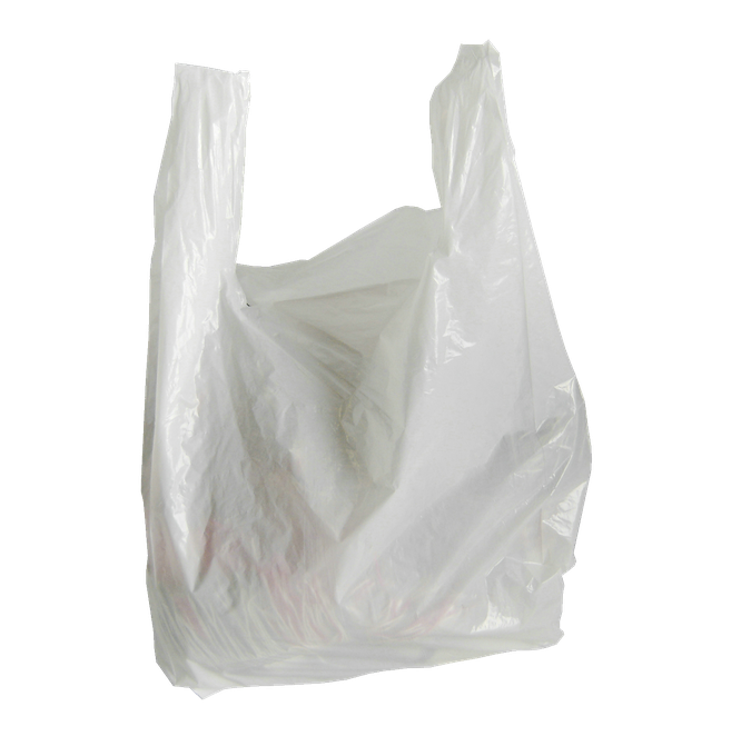 Plastic Bag Png File (black, silver)