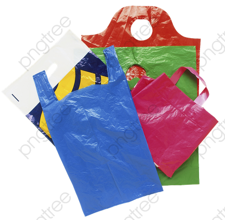 Plastic Bag Transparent Png (lavender, black, teal, beige)