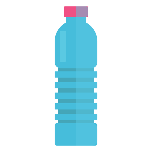 Plastic Bottle Png File (greenish blue, black, gray)