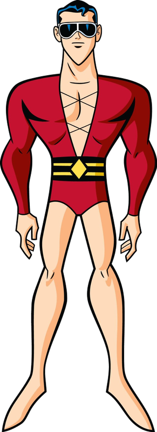 Plastic Man Png Image (black, pink, red)