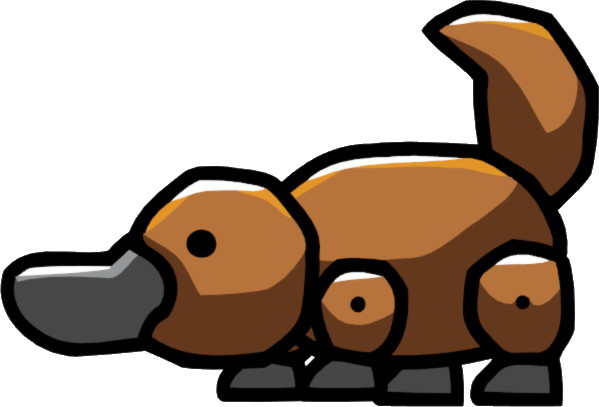 Platypus Png Free Download (white, maroon, indigo, chocolate, black)