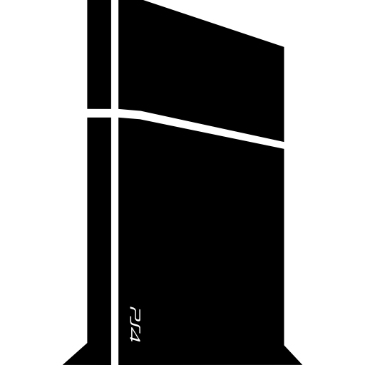 Playstation No Background (black, gray, white, silver)