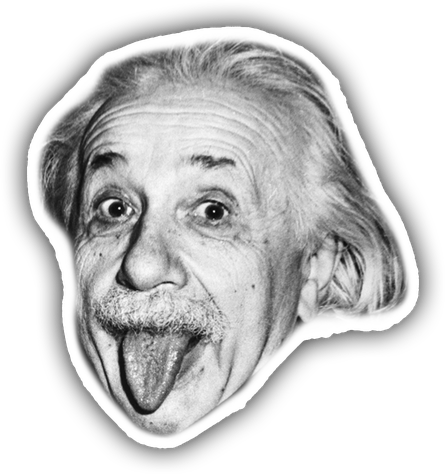 Albert Einstein Png Pic (white, lavender, black, silver)