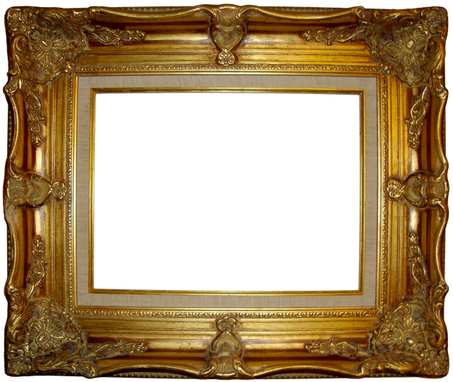 Old Frame Png Photo (gray, black)