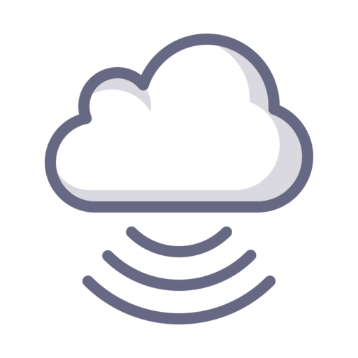 Cld Cloud Wifi Free Png Icon (white, lavender, black, gray)