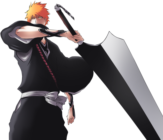 Bleach Ichigo Kurosaki Png Photos (black)