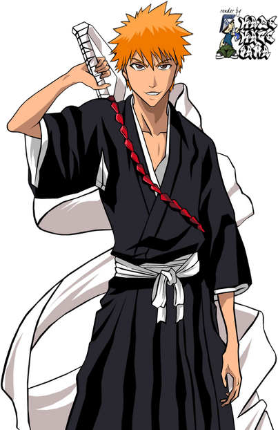 Bleach Ichigo Kurosaki Png Transparent Image (white, silver, black)