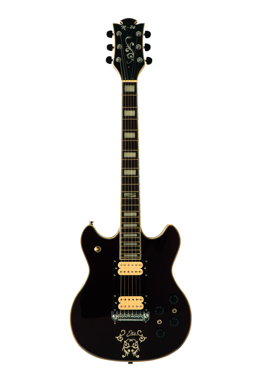 Electric Guitar Instrument Png Image (black)