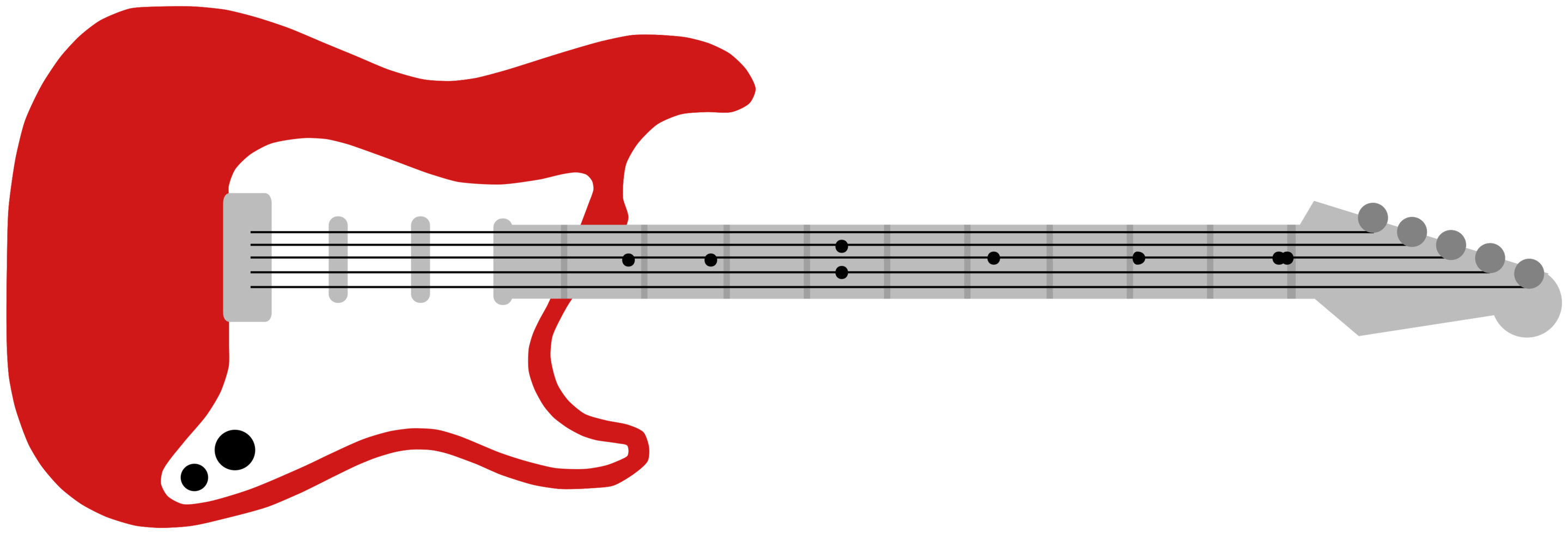 Electric Guitar Music Png Photos (gray, white, black, red, silver)