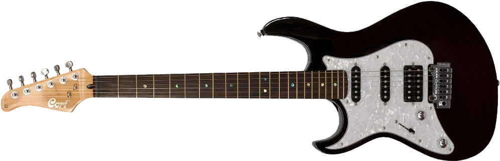 Electric Guitar Rock Png Image Hd (black)