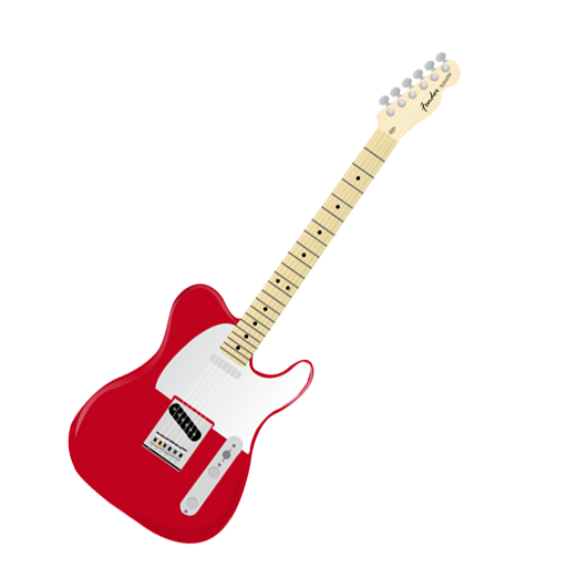 Electric Guitar (black, maroon)