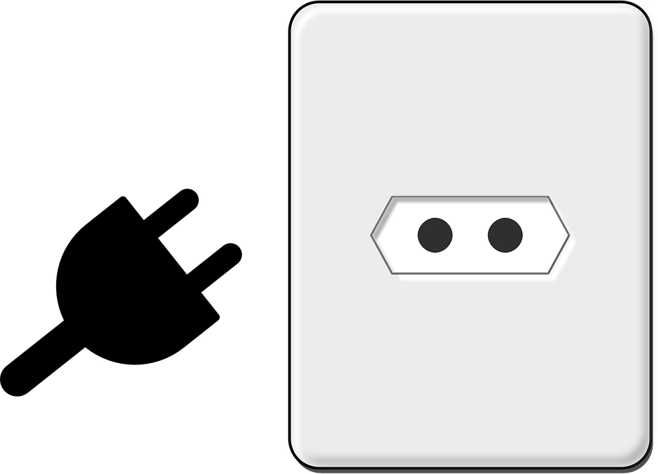 Electric Socket Png Transparent Image (lavender, silver, black, gray, white)