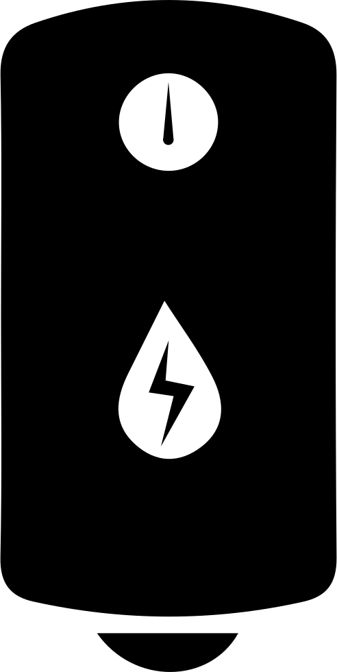 Electric Water Heater Transparent Background (black, indigo, white)