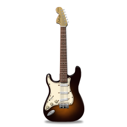 Electric Guitar Orange Icon Free Transparent Png Icon Download (beige, black)