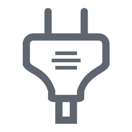 Electric Socket Free Transparent Png Icon Download (white, black, gray)