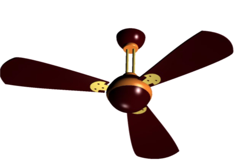 Electrical Ceiling Fan Png Background Image (black)