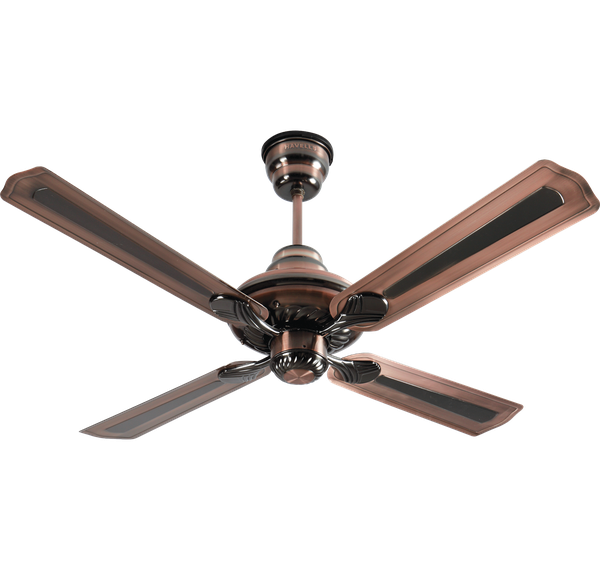 Electrical Ceiling Fan Transparent Background (black, indigo)