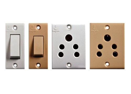 Electrical Modular Switch Png Hd (gray, beige, black, salmon, white)